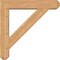 Ekena Millwork Traditional Craftsman Smooth Bracket w/ Offset Brace, Western Red Cedar, 7 1/2"W x 38"D x 38"H BKT0806X38X38TRA04SWR - alternate 2